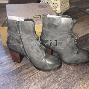 Gray Short Boots